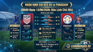 Nhận Định Soi Kèo Mỹ vs Paraguay 08h00 Ngày 13/06/2026: Bản Lĩnh Chủ Nhà